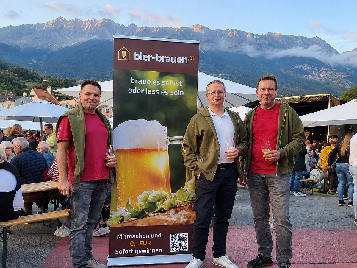 Beer Alps 2026 in Innsbruck – das Team von bier-brauen.at beim Festival