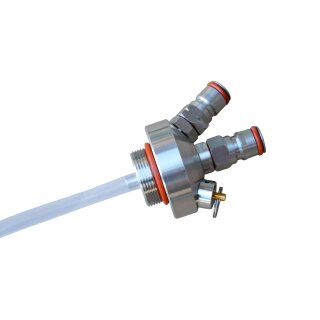 Zapfanschluss für Edelstahlfass