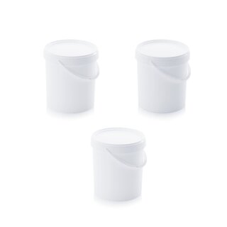 Brau- und Gäreimer rund mit Deckel und Bügel