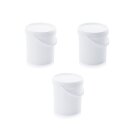 Brau- und Gäreimer rund mit Deckel und Bügel