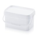 Brau- und Gäreimer rechteckig mit Deckel und...