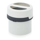 Schraubdose mit Komfortgriff, grauer Deckel - 0,5 Liter