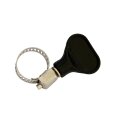 Schlauchklemme 10-16mm mit Drehgriff schwarz