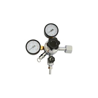 CO2 Armatur / Druckminderer mit Absperrventil