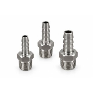 Schlauchtülle Edelstahl 1/2" AG – Tüllengröße nach Auswahl