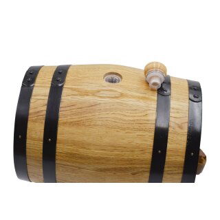 5-Liter-Holzfass Aus Kiefer – Mit Zapfhahn &  Produktbild-Vorschau 2