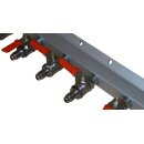 CO2 Verteiler - 6 Abgänge mit Gewinde