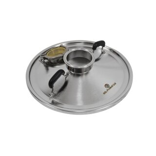 Destillationsdeckel 65L PRO Tri-Clamp mit Sichtglas
