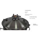 Edelstahl Druck Gärtank konisch - 35 Liter