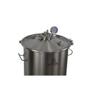 Edelstahl Druck Gärtank konisch - 60 Liter