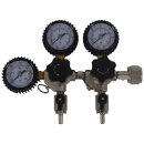 CO2 Doppel-Armatur / 2-fach Druckregler
