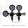 CO2 Doppel-Armatur / 2-fach Druckregler