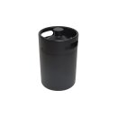 Edelstahlfass - 2 Liter schwarz matt