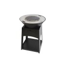 Flammenkoch Feuerschale mit Plancha Grillplatte