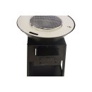 Flammenkoch Feuerschale mit Plancha Grillplatte