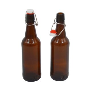 24 x 500 ml Bügelflaschen – Ideal zum Abfüllen von selbstgebrautem Bi
