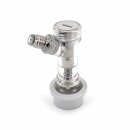 Premium Ball Lock Gasanschluss mit Rückschlagventil