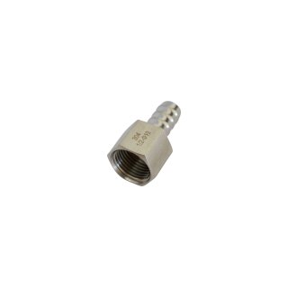 Schlauchtülle Edelstahl 1/2" IG × 13 mm