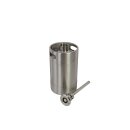 Edelstahl Bierfass 5 Liter – mit Type A Flachfitting